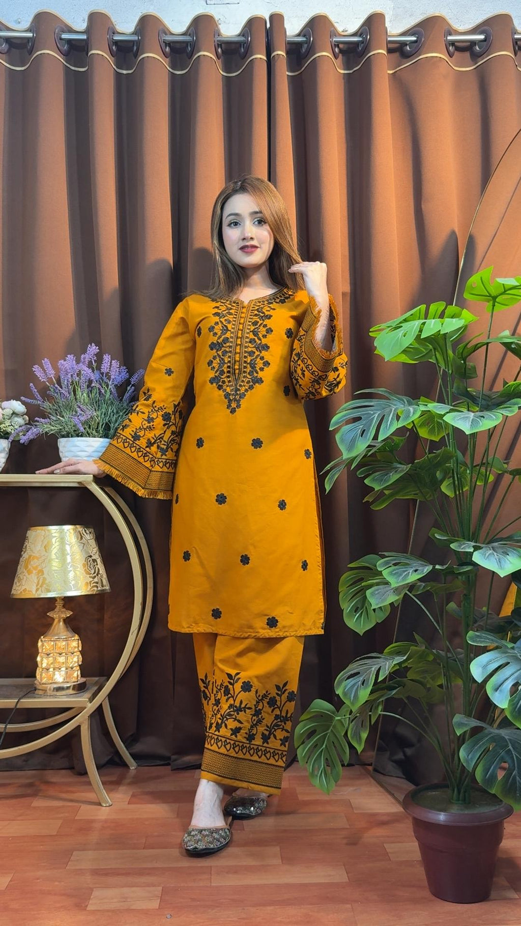 eDeals - Premium Soft Cotton Embroidery Dress for Women - 02