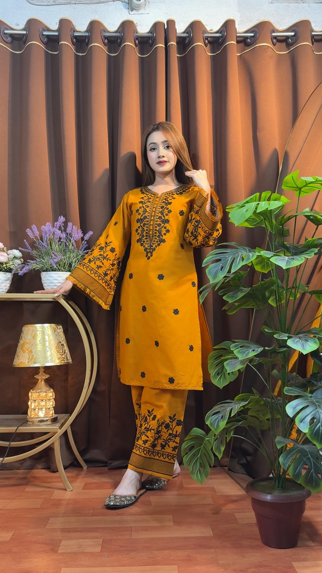 eDeals - Premium Soft Cotton Embroidery Dress for Women - 02